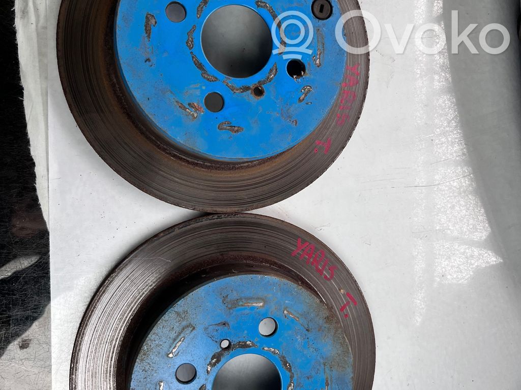 Toyota Yaris Rear brake disc 