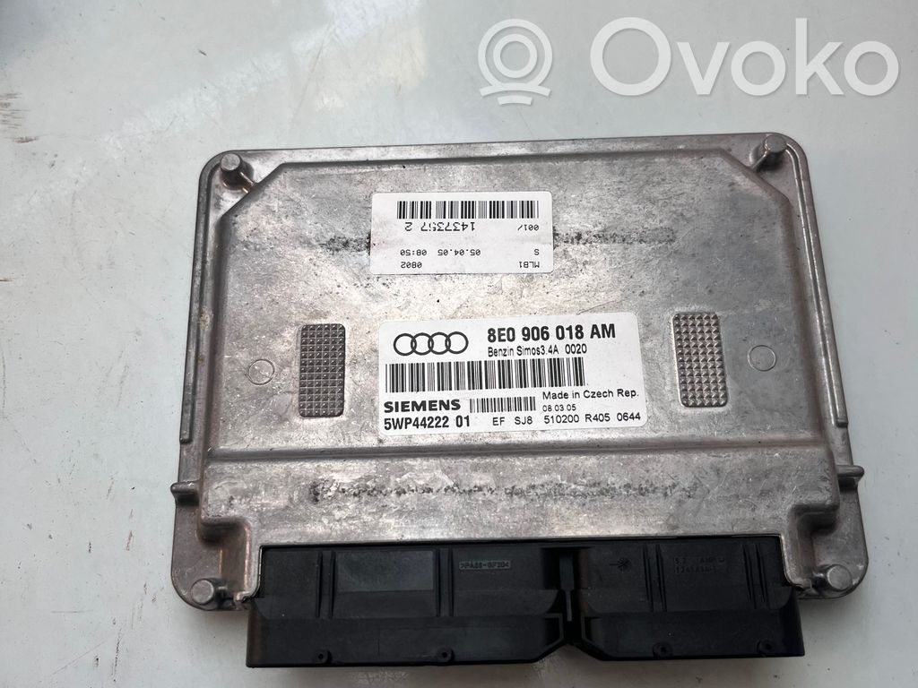 Engine control unit/module   8E0906018AM,5WP4422201