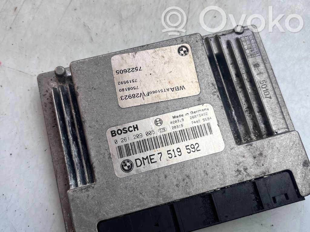 BMW 3 E46 Engine control unit/module 