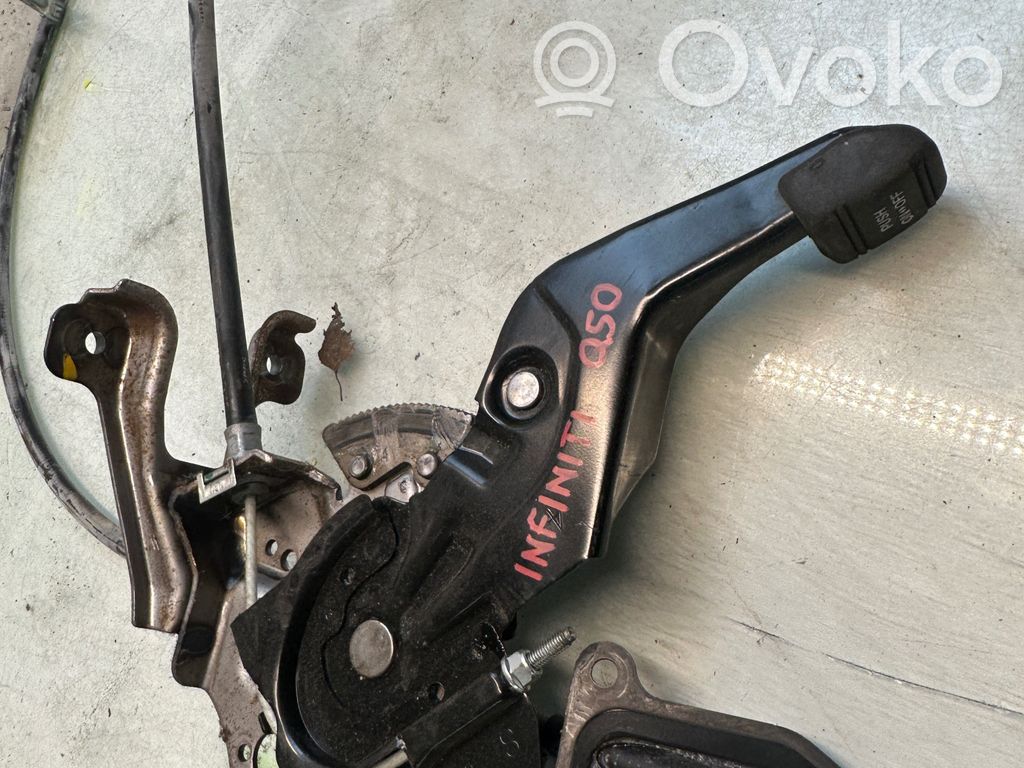 Infiniti Q50 Hand brake release handle 