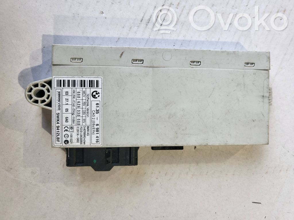 Unité de contrôle module CAS   6981416,5WK49412LBF,2911ACAS2