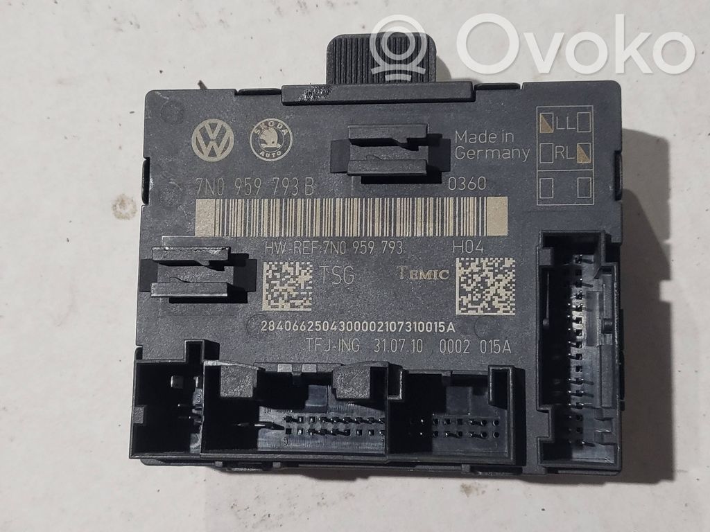 Volkswagen Sharan Unitate/modul comandă uși 