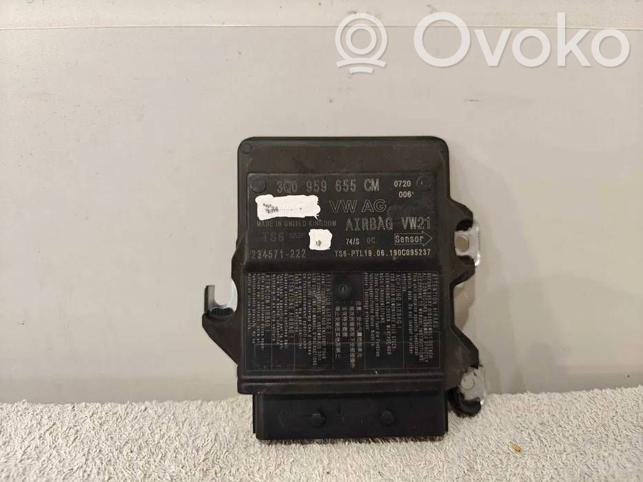 Sterownik / Moduł Airbag   3Q0959655CM,234571222,190C095237,ALRBAGNW21