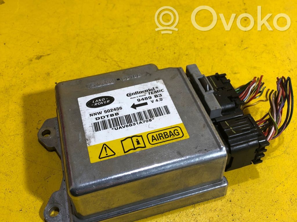 Opel Zafira B Oro pagalvių valdymo blokas 