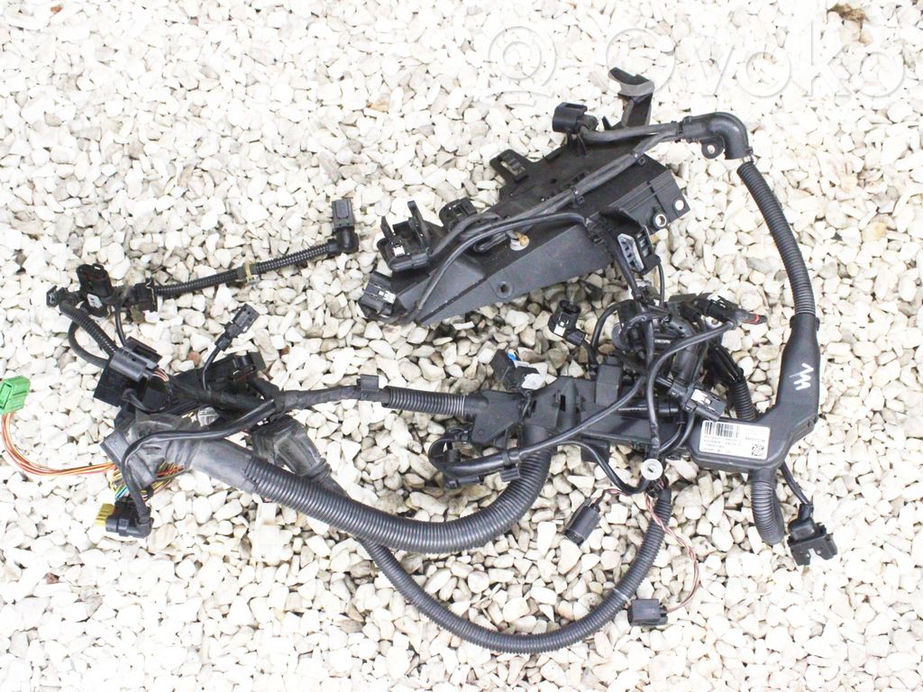 BMW 3 F30 F35 F31 Wiązka przewodów silnika 