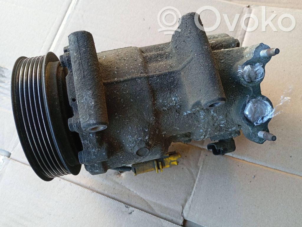 Peugeot 407 Air conditioning (A/C) compressor (pump) 
