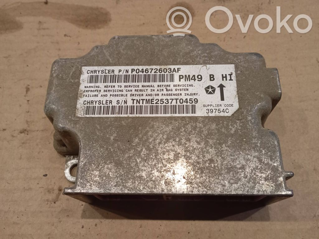 Dodge Caliber Airbag control unit/module 