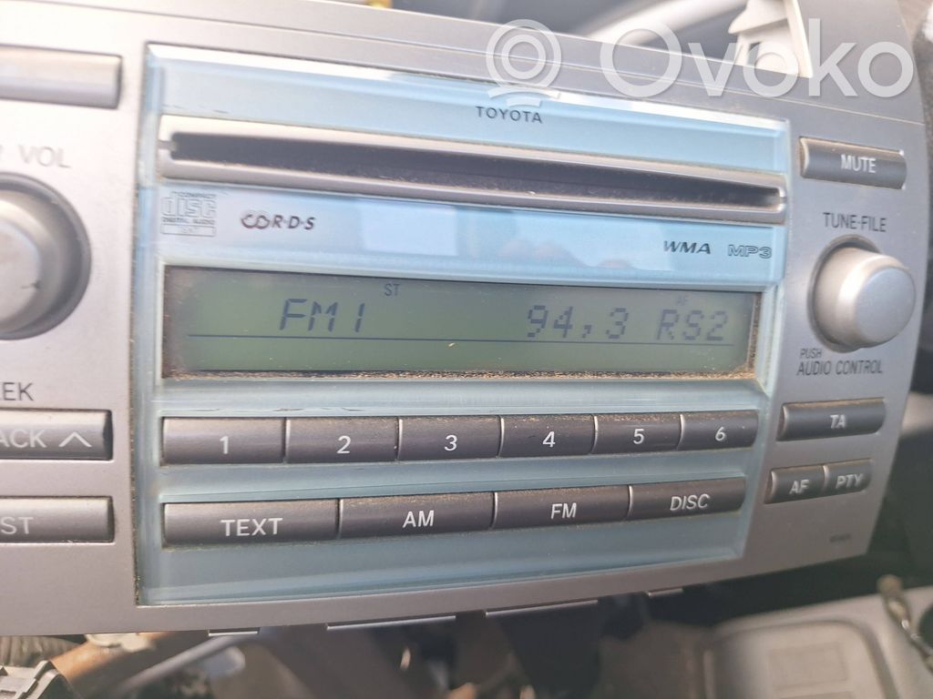 Toyota Corolla Verso AR10 Radio / CD/DVD atskaņotājs / navigācija 