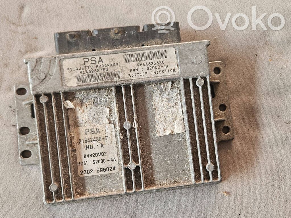 Peugeot 206 Engine control unit/module 