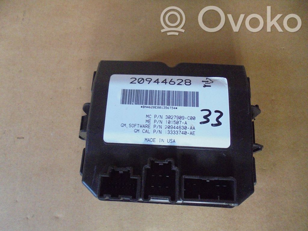 Tailgate/trunk control unit/module   20944628,20944630AA,3027909C00,101507A,20944630