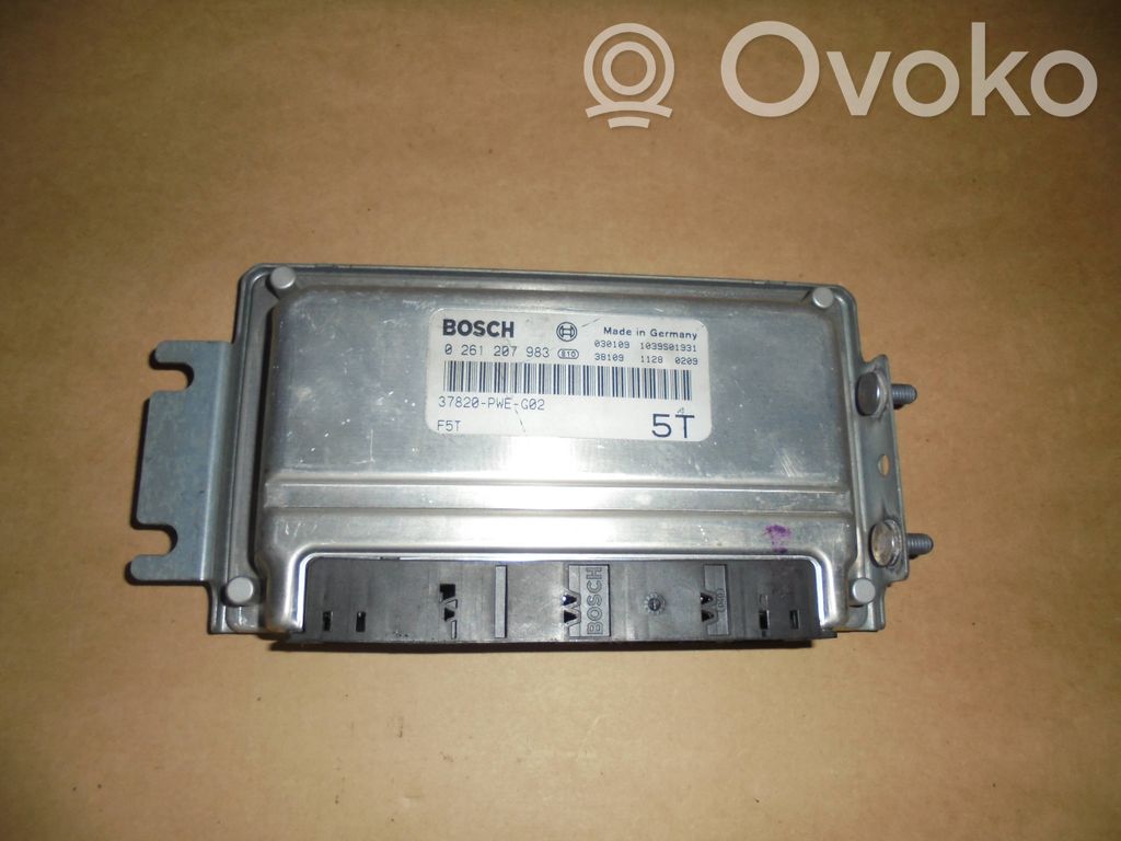 Engine control unit/module   37820PWEG02,0261207983