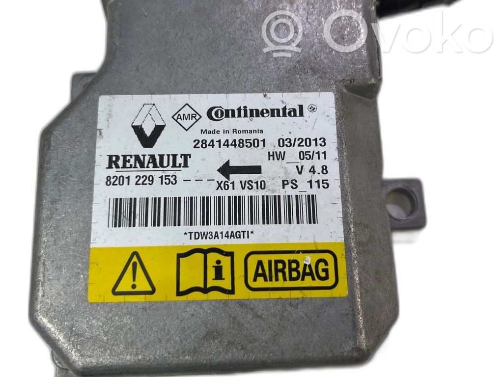 Renault Kangoo III Gaisa spilvenu vadības bloks 