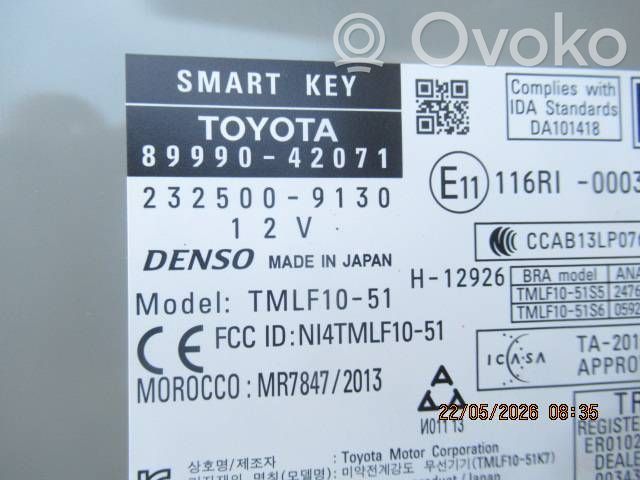 Toyota RAV 4 (XA40) Unitate/modul de control fără cheie (KESSY) 