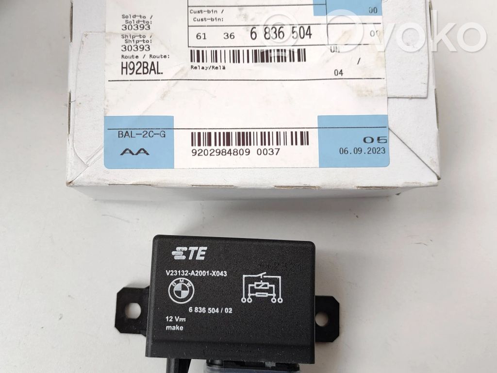 BMW 5 G30 G31 G38 Relais de ventilateur de liquide de refroidissement 