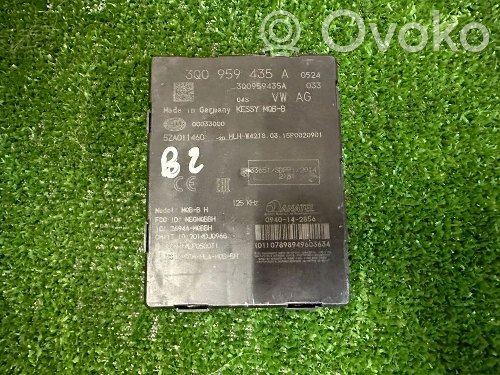 Volkswagen PASSAT B8 Keyless (KESSY) go control unit/module 