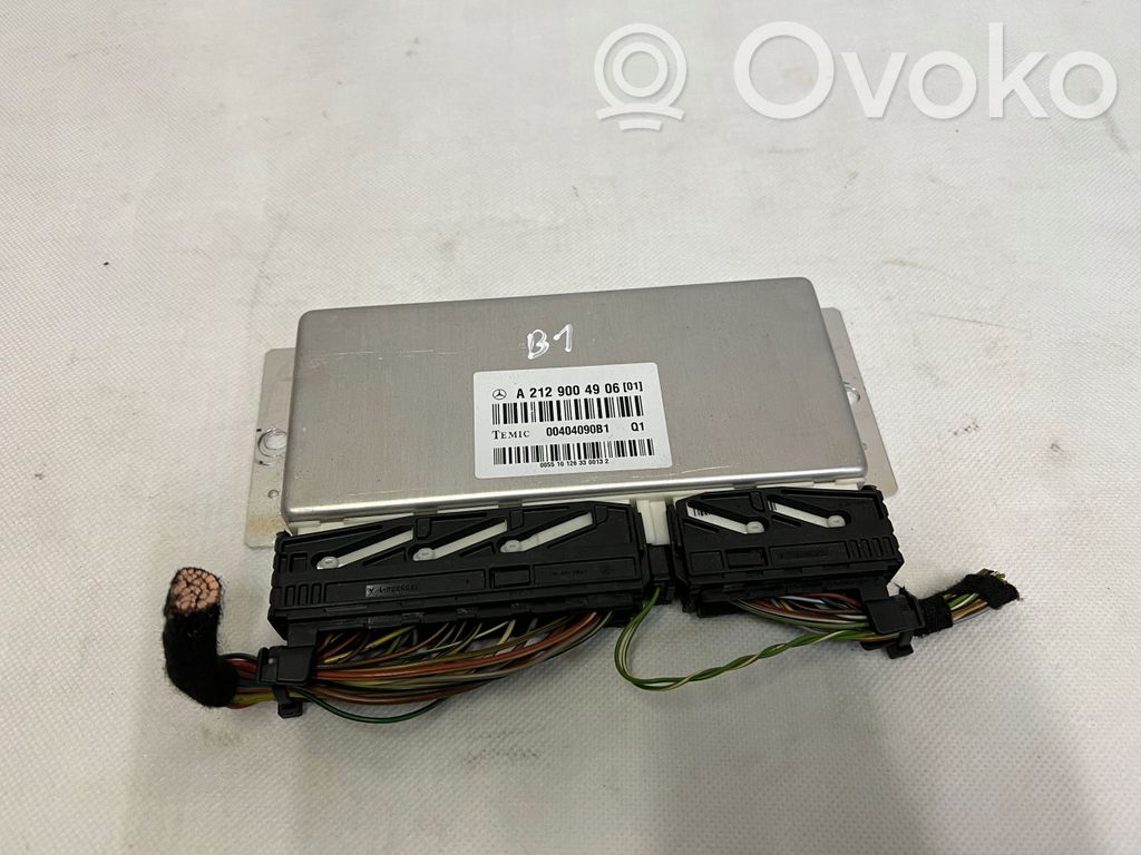 Mercedes-Benz E W212 Module de commande suspension 