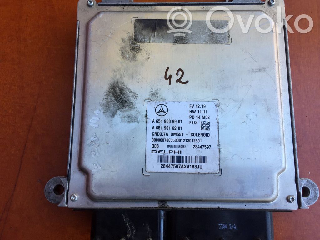 Mercedes-Benz E AMG W212 Engine control unit/module 