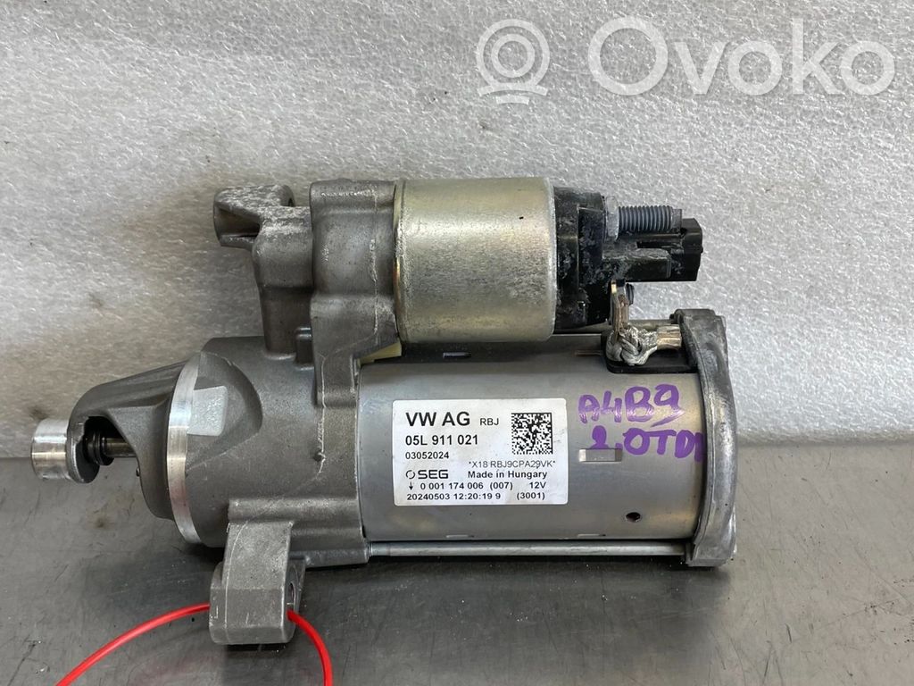 Audi A4 S4 B9 Motor de arranque 