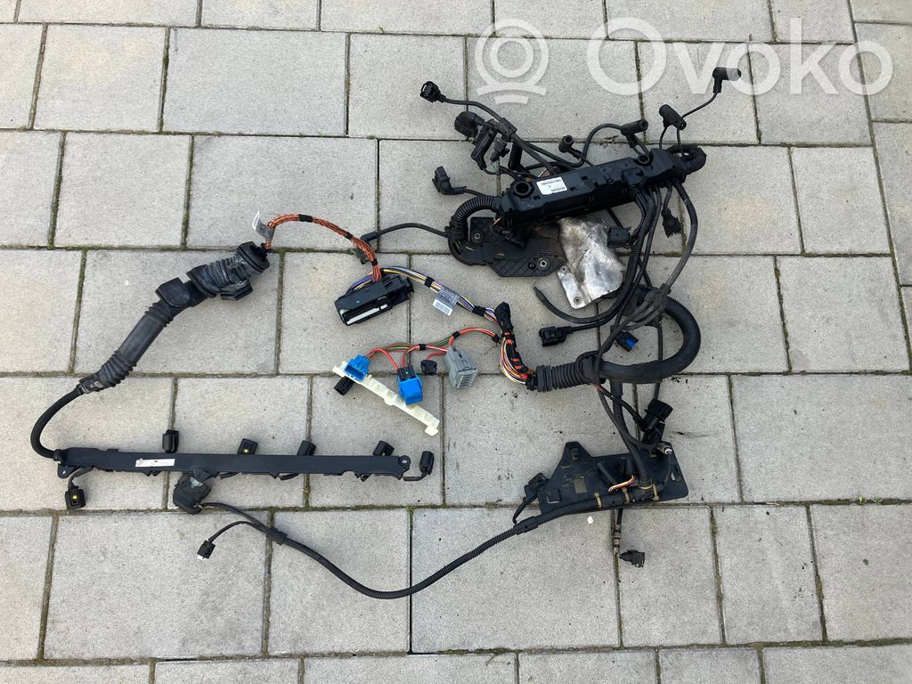 BMW 5 E60 E61 Проводка двигателя 