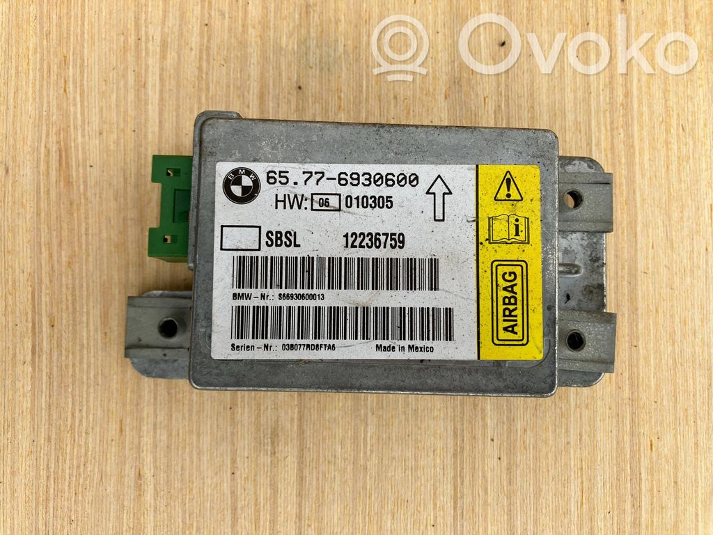BMW 7 E65 E66 Airbag control unit/module 
