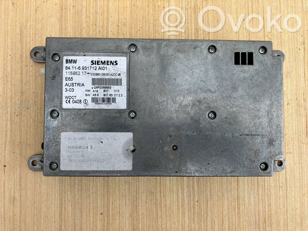 BMW 7 E65 E66 Phone control unit/module 