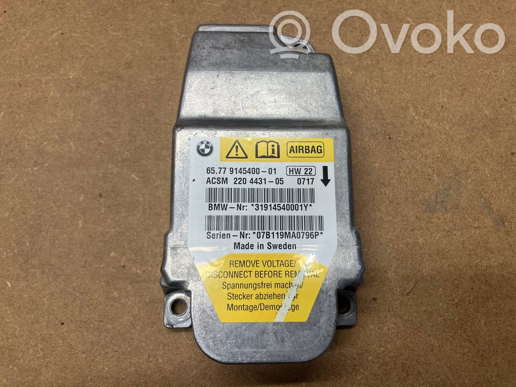 Airbag control unit/module   9145400,220443105,31914540001Y