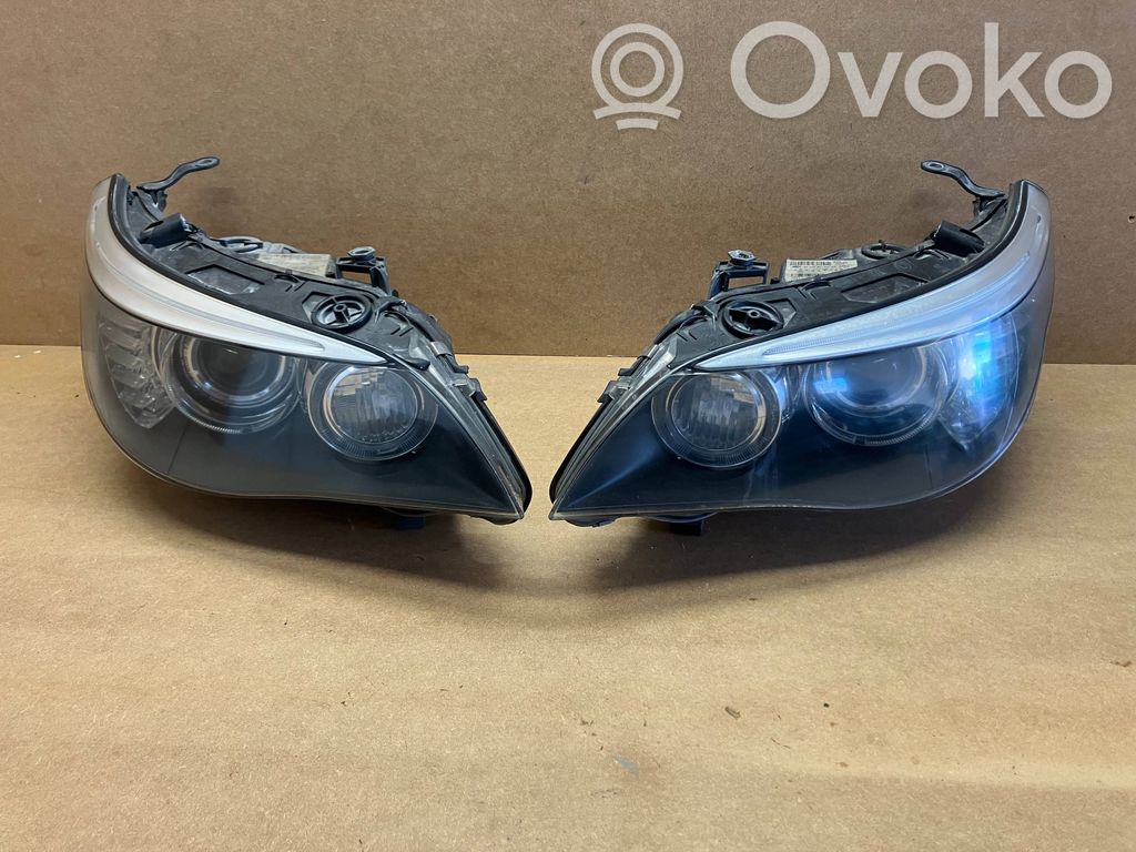 BMW 5 E60 E61 Headlight/headlamp 