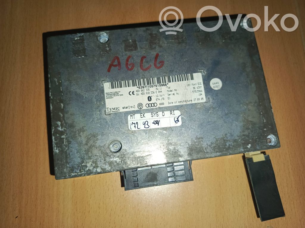 Module unité de contrôle Bluetooth   4E0862335,4E0910336E