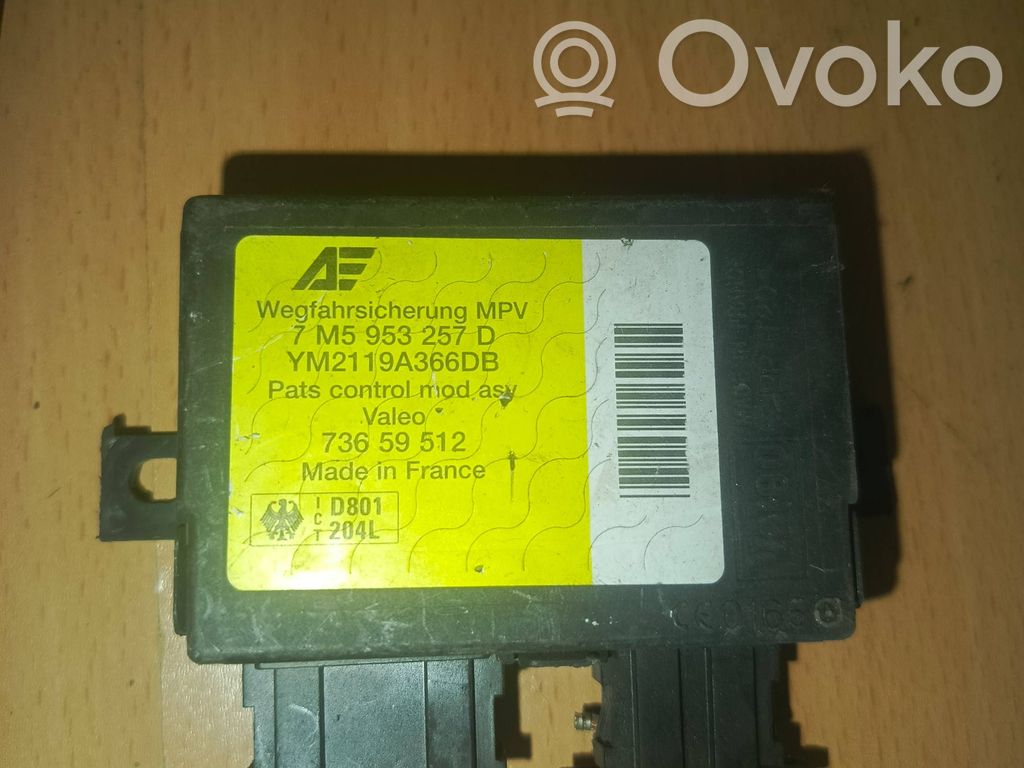 Immobilizer control unit/module   7M5953257D,73659512,YM2119A366DB
