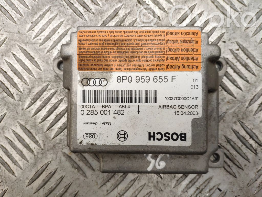 Audi A3 S3 8P Airbag control unit/module 