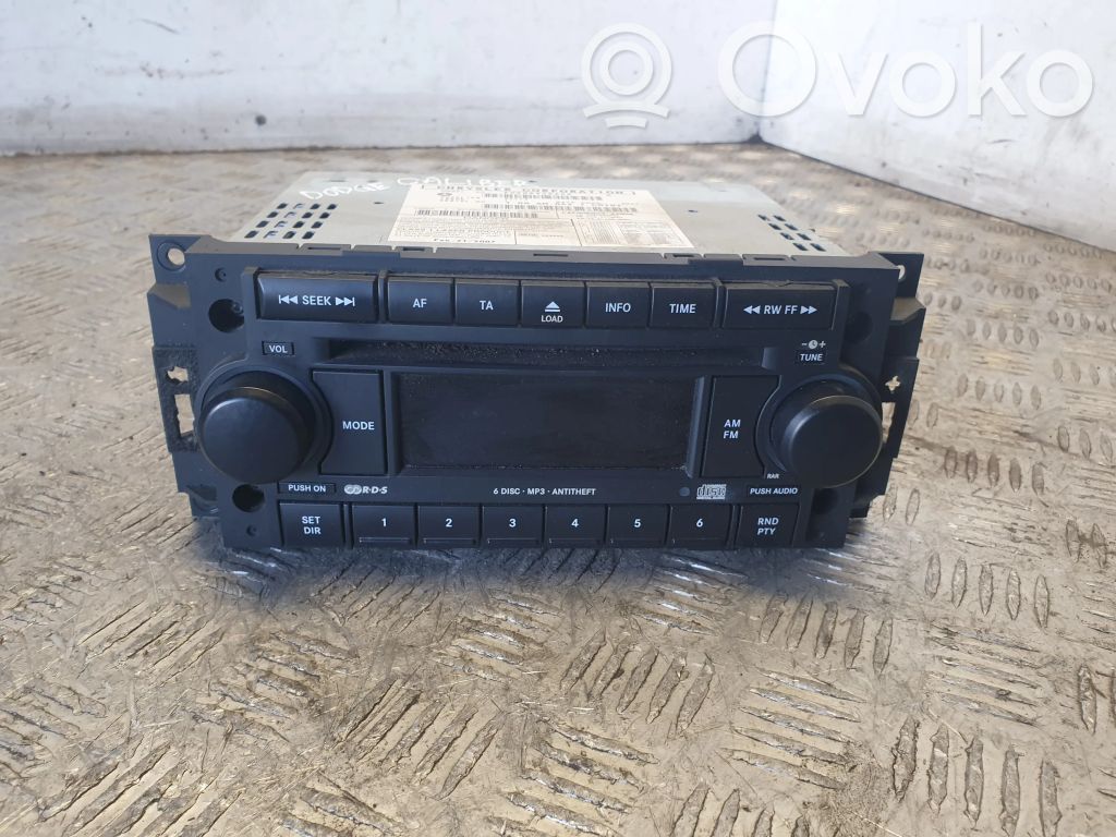 Dodge Caliber Radio/CD/DVD/GPS head unit 
