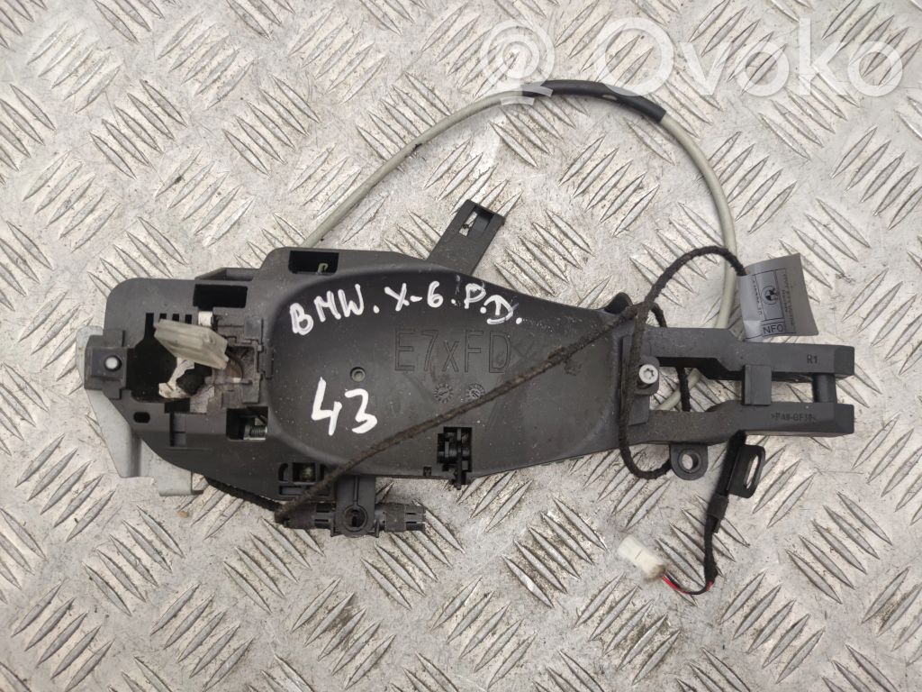 BMW X6 E71 Iekšējais atvēršanas rokturītis 