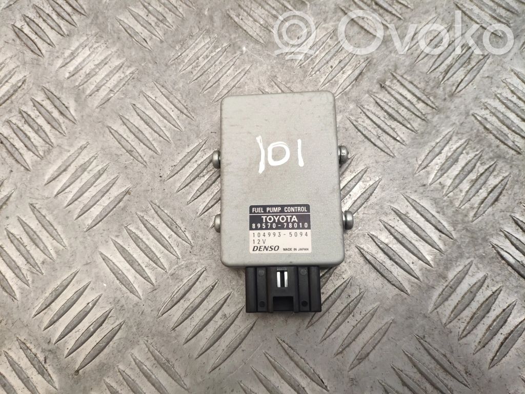 Lexus NX Fuel injection pump control unit/module 
