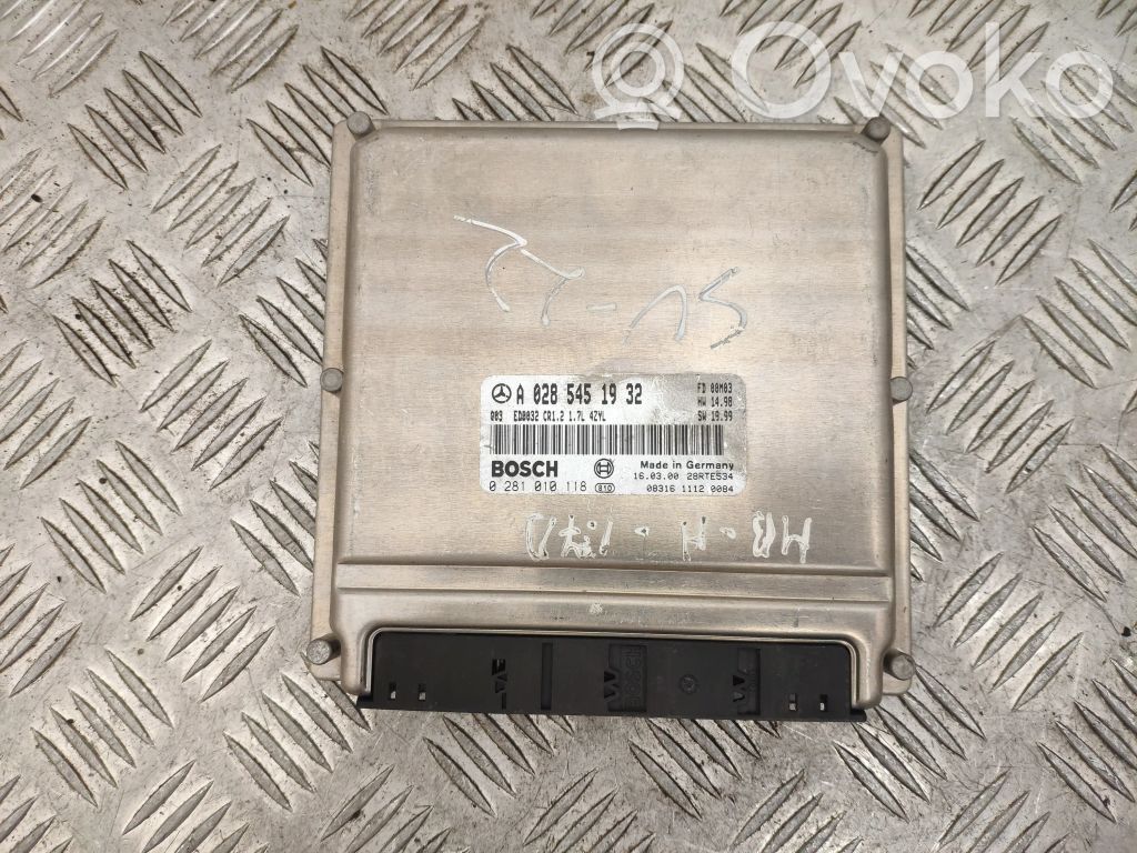 Mercedes-Benz A W168 Engine control unit/module 