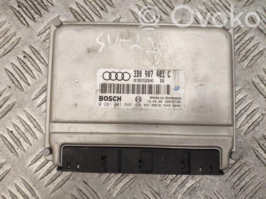 Volkswagen PASSAT B5 Engine control unit/module 