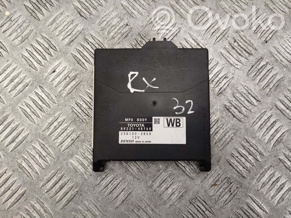 Lexus RX 450H Central body control module 