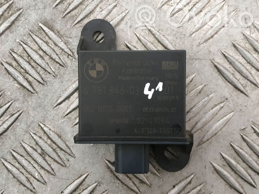 BMW X6 E71 Tire pressure control unit 