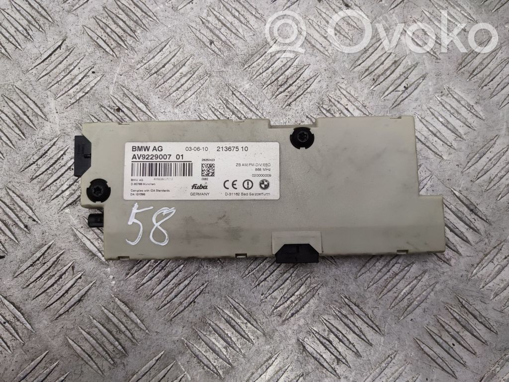 BMW 7 F01 F02 F03 F04 Aerial antenna amplifier 