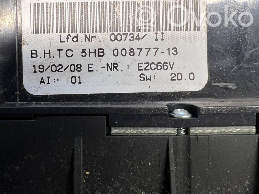 Climate control unit   00877713,00877713