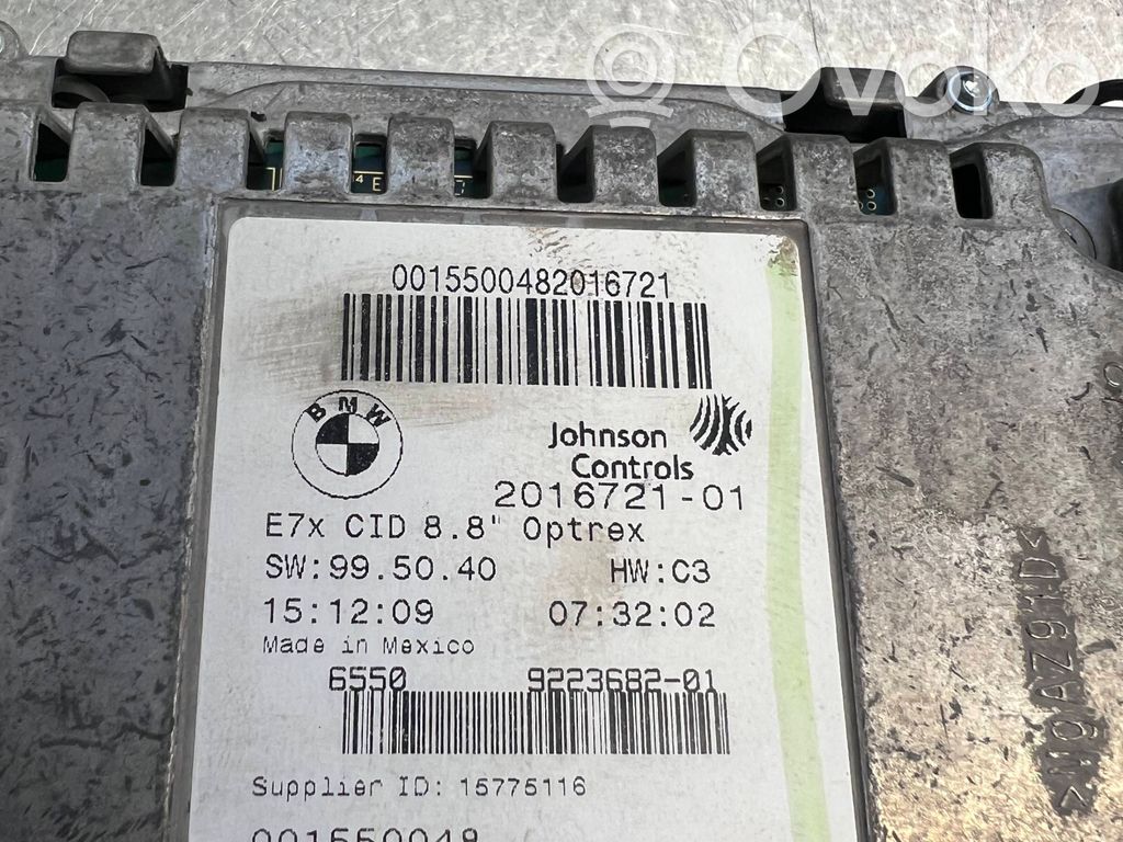 BMW X5 E70 Screen/display/small screen 