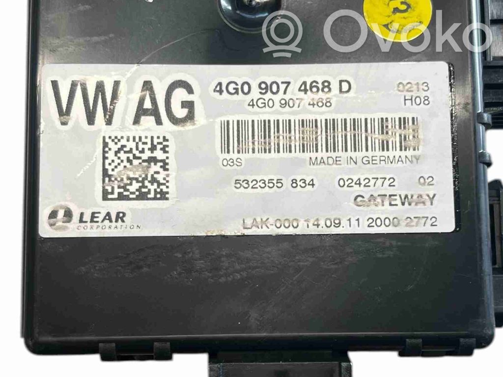 Audi A6 C7 Gateway control module 