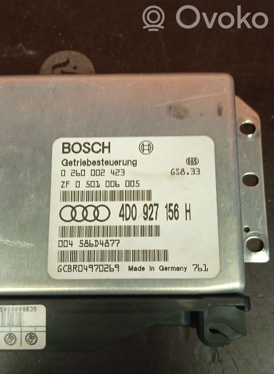 Audi A8 S8 D2 4D Gearbox control unit/module 