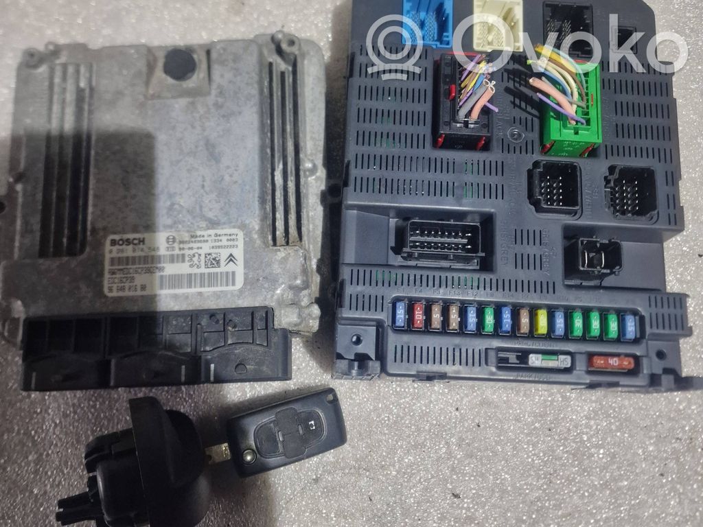 Citroen C8 Kit centralina motore ECU e serratura 