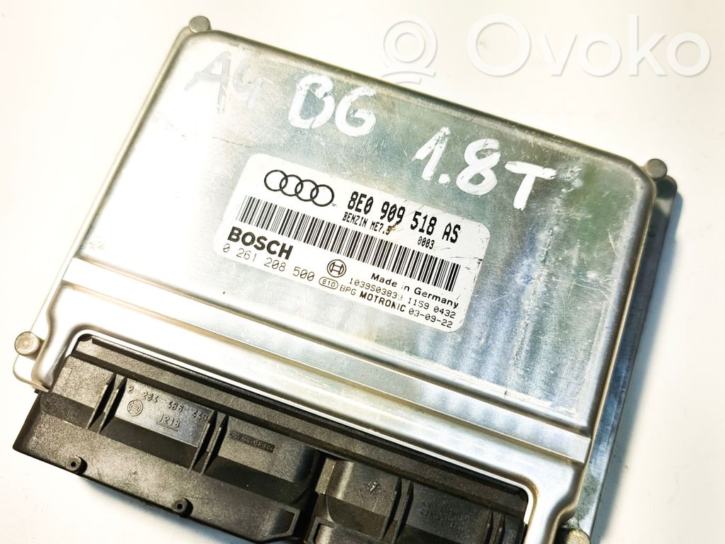 Audi A4 S4 B6 8E 8H Calculateur moteur ECU 
