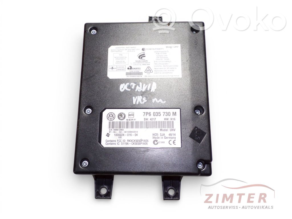 Skoda Octavia Mk2 (1Z) Bluetooth control unit module 