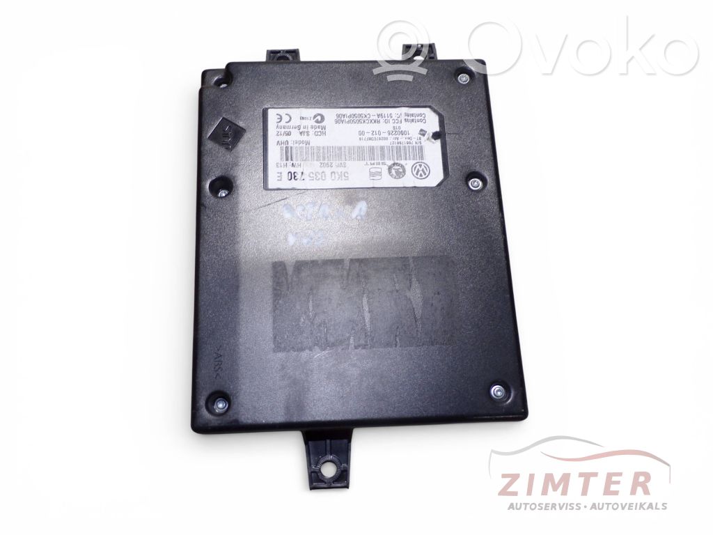 Skoda Octavia Mk2 (1Z) Bluetooth control unit module 