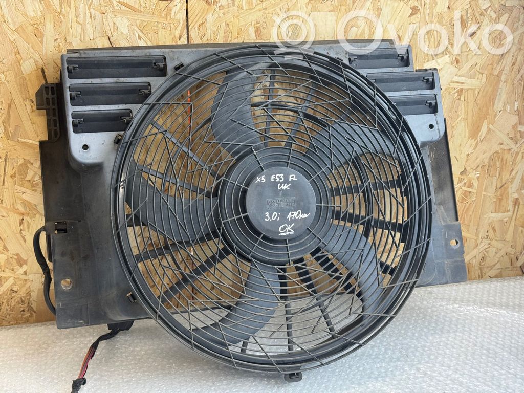 BMW X5 E53 Elektrisks radiatoru ventilators 