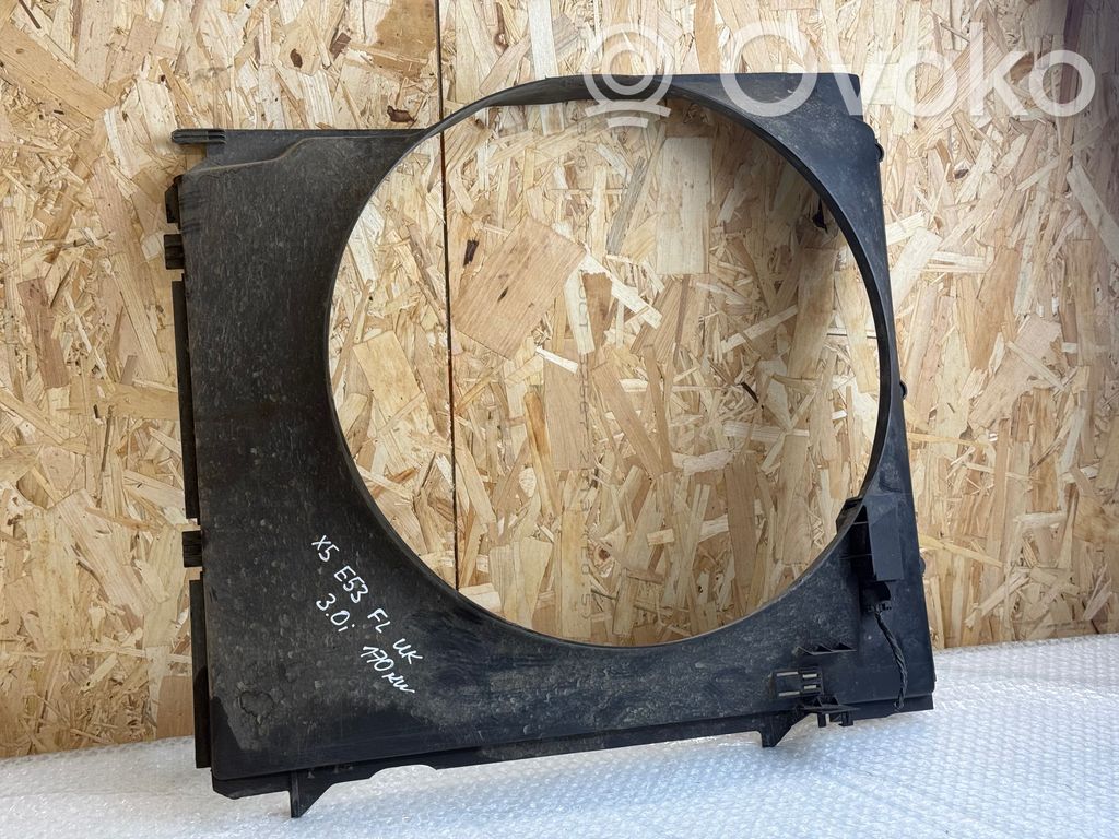 BMW X5 E53 Radiator cooling fan shroud 