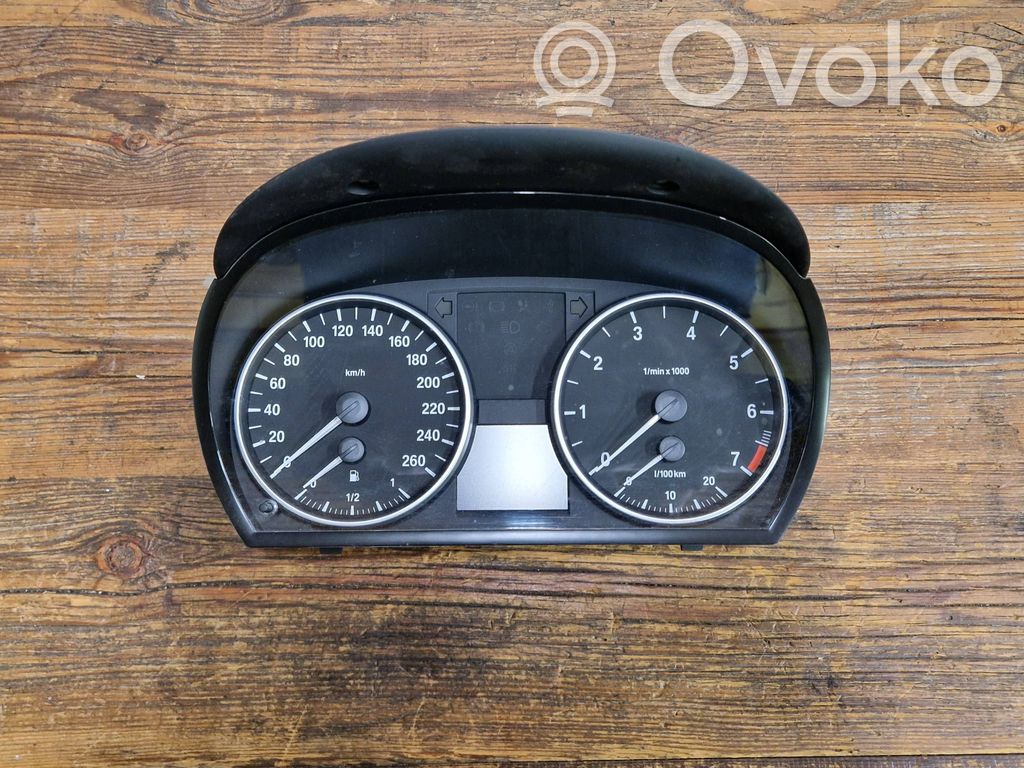 BMW 3 E90 E91 Velocímetro (tablero de instrumentos) 