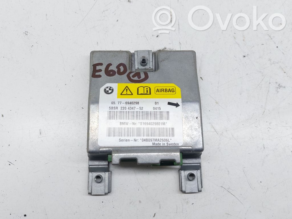BMW 5 E60 E61 Airbag control unit/module 